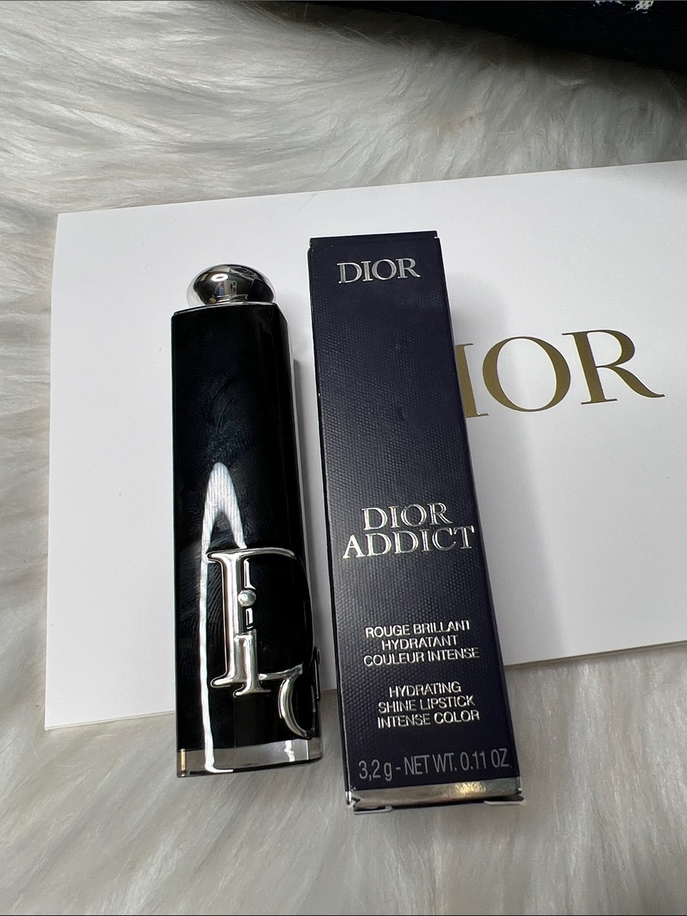 Dior Beauty Black & White Paris Jacquard Tote Bag With Lipstick, Shopping Bag NW - Picture 8 of 16